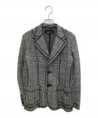 tricot COMME des GARCONSトリココムデギャルソン）の古着「テーラードジャケット」｜ブラック×ホワイト