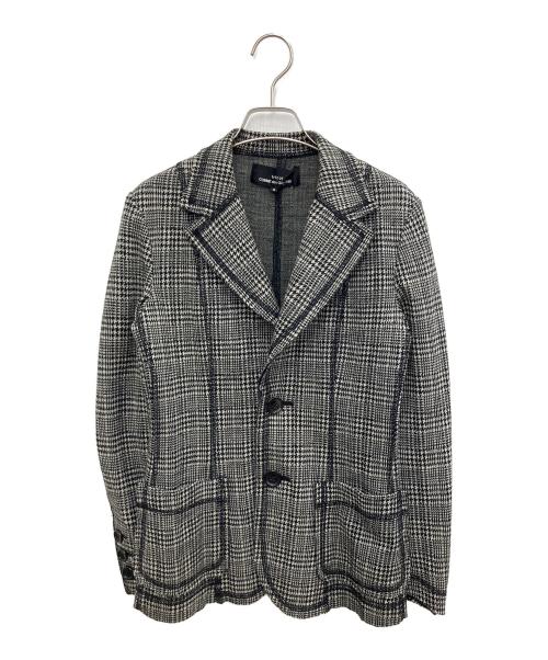 tricot COMME des GARCONS（トリココムデギャルソン）tricot COMME des GARCONS (トリココムデギャルソン) テーラードジャケット ブラック×ホワイト サイズ:SIZE Sの古着・服飾アイテム