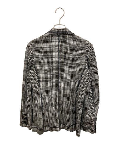tricot COMME des GARCONS（トリココムデギャルソン）tricot COMME des GARCONS (トリココムデギャルソン) テーラードジャケット ブラック×ホワイト サイズ:SIZE Sの古着・服飾アイテム