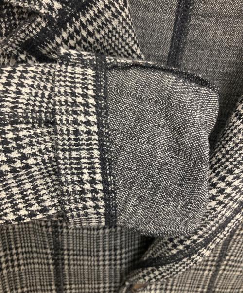 tricot COMME des GARCONS（トリココムデギャルソン）tricot COMME des GARCONS (トリココムデギャルソン) テーラードジャケット ブラック×ホワイト サイズ:SIZE Sの古着・服飾アイテム