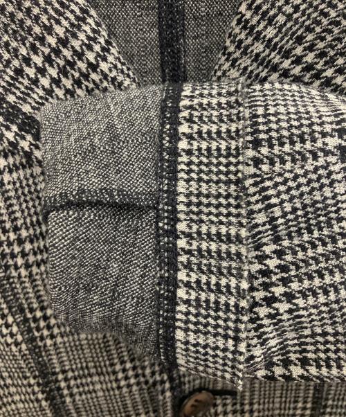 tricot COMME des GARCONS（トリココムデギャルソン）tricot COMME des GARCONS (トリココムデギャルソン) テーラードジャケット ブラック×ホワイト サイズ:SIZE Sの古着・服飾アイテム