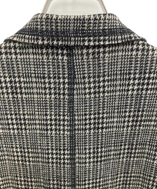 tricot COMME des GARCONS（トリココムデギャルソン）tricot COMME des GARCONS (トリココムデギャルソン) テーラードジャケット ブラック×ホワイト サイズ:SIZE Sの古着・服飾アイテム