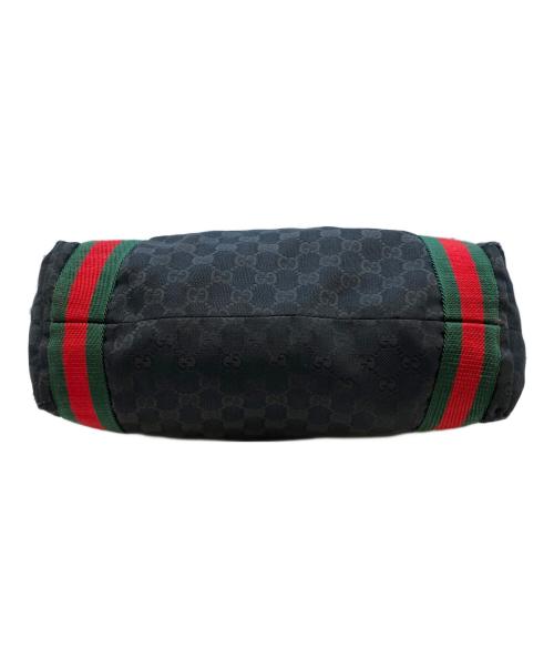 GUCCI（グッチ）GUCCI (グッチ) GGキャンバス　トートバッグ ブラックの古着・服飾アイテム