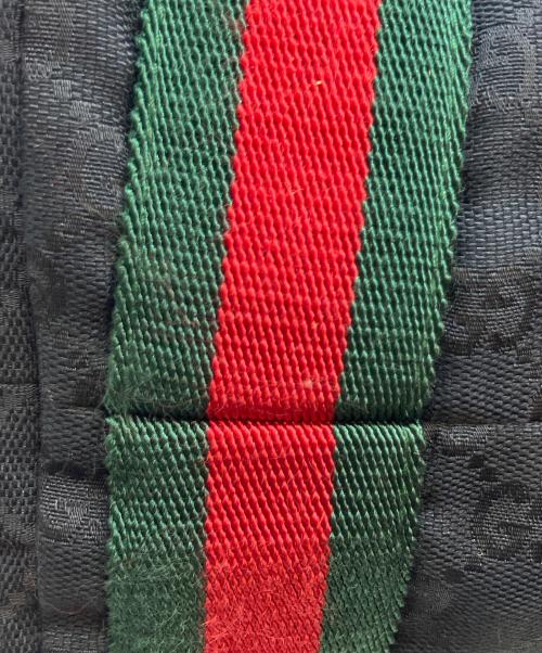 GUCCI（グッチ）GUCCI (グッチ) GGキャンバス　トートバッグ ブラックの古着・服飾アイテム