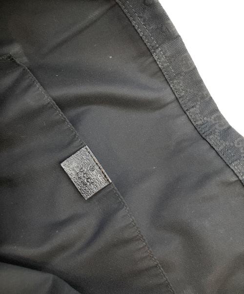 GUCCI（グッチ）GUCCI (グッチ) GGキャンバス　トートバッグ ブラックの古着・服飾アイテム