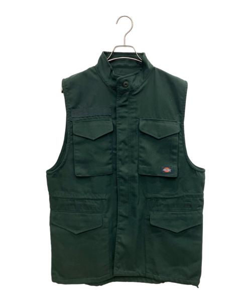 Dickies（ディッキーズ）Dickies (ディッキーズ) ベスト グリーン サイズ:SIZE Mの古着・服飾アイテム
