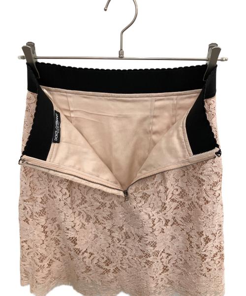 DOLCE & GABBANA（ドルチェ＆ガッバーナ）DOLCE & GABBANA (ドルチェ＆ガッバーナ) ミディスカート ライトピンク サイズ:SIZE 38の古着・服飾アイテム