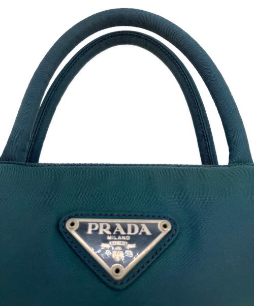 PRADA（プラダ）PRADA (プラダ) ハンドバッグ グリーンの古着・服飾アイテム