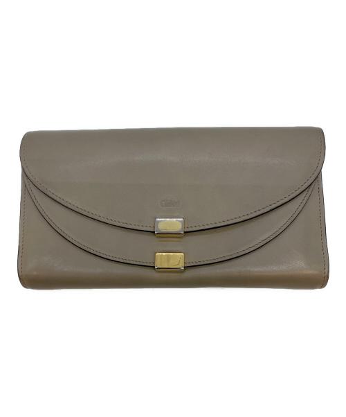Chloe（クロエ）Chloe (クロエ) 長財布 ブラウンの古着・服飾アイテム