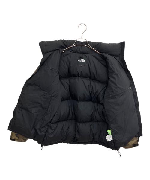 THE NORTH FACE（ザ ノース フェイス）THE NORTH FACE (ザ ノース フェイス) NUPTSE JACKET ダウンジャケット グリーン×ブラック サイズ:SIZE Mの古着・服飾アイテム