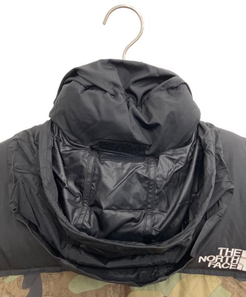 THE NORTH FACE（ザ ノース フェイス）THE NORTH FACE (ザ ノース フェイス) NUPTSE JACKET ダウンジャケット グリーン×ブラック サイズ:SIZE Mの古着・服飾アイテム