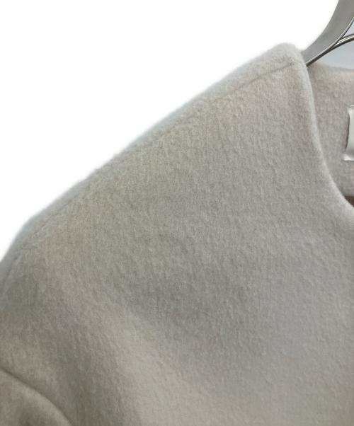 IENA（イエナ）IENA (イエナ) ラムウールノーカラーロングコート ベージュ サイズ:SIZE S (36)の古着・服飾アイテム