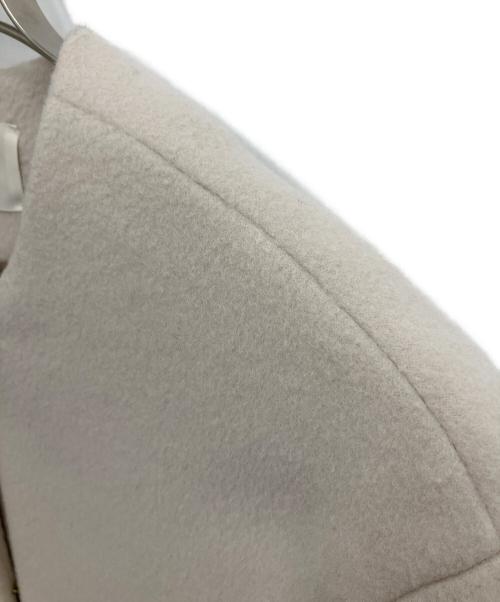 IENA（イエナ）IENA (イエナ) ラムウールノーカラーロングコート ベージュ サイズ:SIZE S (36)の古着・服飾アイテム