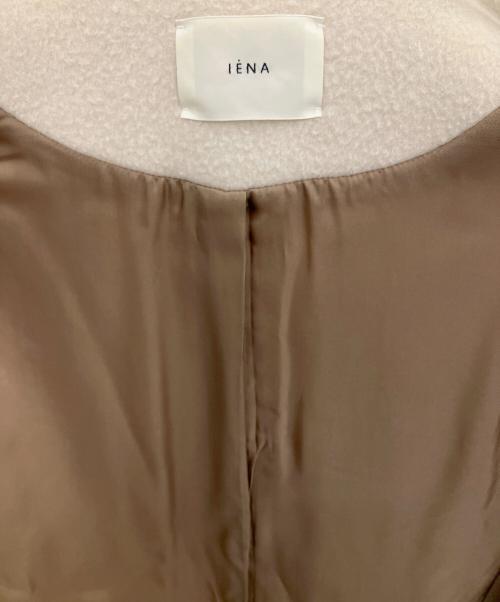 IENA（イエナ）IENA (イエナ) ラムウールノーカラーロングコート ベージュ サイズ:SIZE S (36)の古着・服飾アイテム