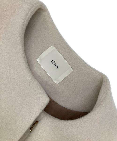 IENA（イエナ）IENA (イエナ) ラムウールノーカラーロングコート ベージュ サイズ:SIZE S (36)の古着・服飾アイテム