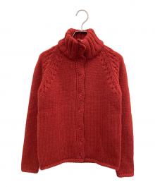 DOLCE & GABBANA（ドルチェ＆ガッバーナ）の古着「ニットジャケット」｜レッド