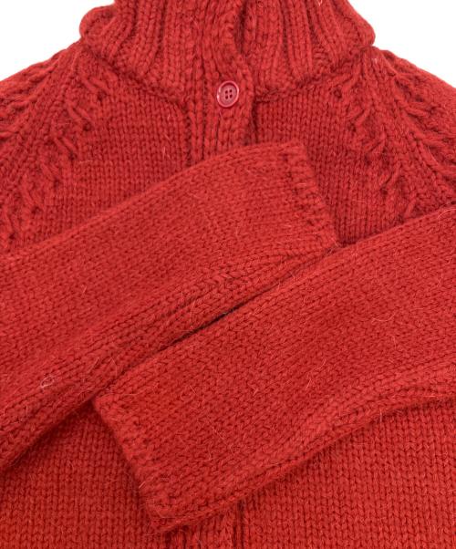 DOLCE & GABBANA（ドルチェ＆ガッバーナ）DOLCE & GABBANA (ドルチェ＆ガッバーナ) ニットジャケット レッド サイズ:SIZE 40の古着・服飾アイテム