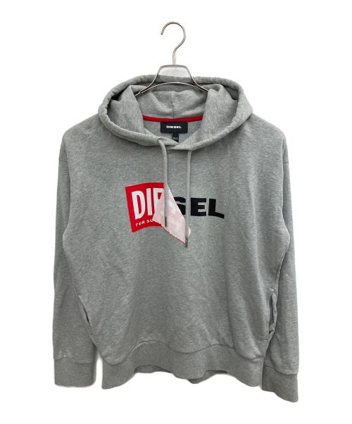 DIESEL（ディーゼル）DIESEL (ディーゼル) パーカー グレー サイズ:SIZE Lの古着・服飾アイテム