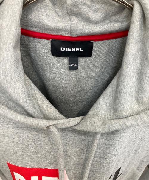 DIESEL（ディーゼル）DIESEL (ディーゼル) パーカー グレー サイズ:SIZE Lの古着・服飾アイテム