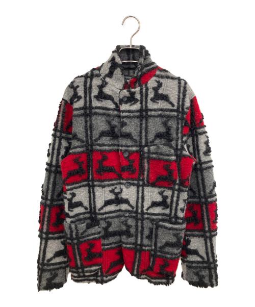 Engineered Garments（エンジニアド ガーメンツ）Engineered Garments (エンジニアド ガーメンツ) ウールコート グレー×レッド サイズ:SIZE XSの古着・服飾アイテム