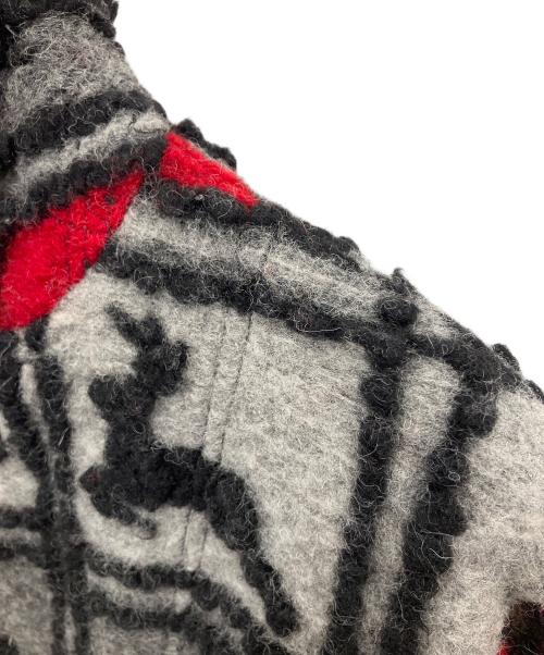 Engineered Garments（エンジニアド ガーメンツ）Engineered Garments (エンジニアド ガーメンツ) ウールコート グレー×レッド サイズ:SIZE XSの古着・服飾アイテム
