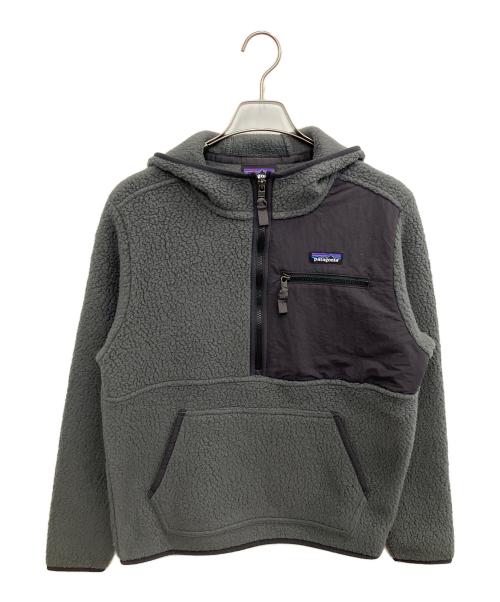 Patagonia（パタゴニア）Patagonia (パタゴニア) Retro Pile Pullover フリースジャケット グレー サイズ:SIZE XSの古着・服飾アイテム