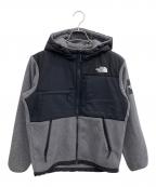 THE NORTH FACEザ ノース フェイス）の古着「Denali Hoodie 中綿フリースジャケット」｜グレー×ブラック