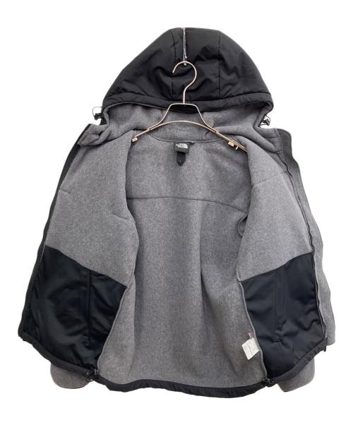 THE NORTH FACE（ザ ノース フェイス）THE NORTH FACE (ザ ノース フェイス) Denali Hoodie 中綿フリースジャケット グレー×ブラック サイズ:SIZE Sの古着・服飾アイテム