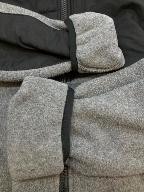 THE NORTH FACE（ザ ノース フェイス）THE NORTH FACE (ザ ノース フェイス) Denali Hoodie 中綿フリースジャケット グレー×ブラック サイズ:SIZE Sの古着・服飾アイテム