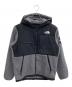 THE NORTH FACE（ザ ノース フェイス）の古着「Denali Hoodie 中綿フリースジャケット」｜グレー×ブラック