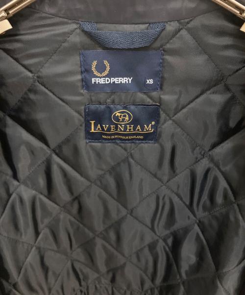 FRED PERRY（フレッドペリー）FRED PERRY (フレッドペリー) LAVENHAM (ラベンハム) キルティングコート ブラック サイズ:SIZE XSの古着・服飾アイテム