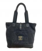 AMERICAN RAG CIE×Harris Tweedアメリカンラグシー×ハリスツイード）の古着「トートバッグ」｜ブラック