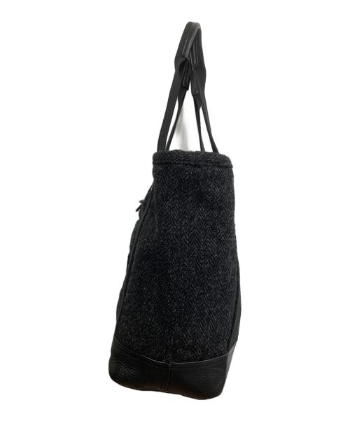 AMERICAN RAG CIE（アメリカンラグシー）AMERICAN RAG CIE (アメリカンラグシー) Harris Tweed (ハリスツイード) トートバッグ ブラックの古着・服飾アイテム
