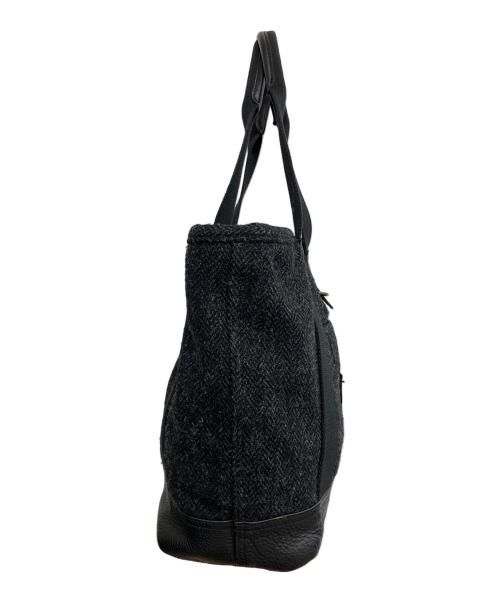 AMERICAN RAG CIE（アメリカンラグシー）AMERICAN RAG CIE (アメリカンラグシー) Harris Tweed (ハリスツイード) トートバッグ ブラックの古着・服飾アイテム