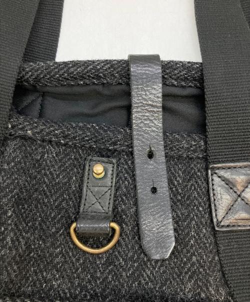 AMERICAN RAG CIE（アメリカンラグシー）AMERICAN RAG CIE (アメリカンラグシー) Harris Tweed (ハリスツイード) トートバッグ ブラックの古着・服飾アイテム