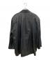 CIHANER (ジハネル) レザーステンカラーコート ブラック サイズ:SIZE L：5000円