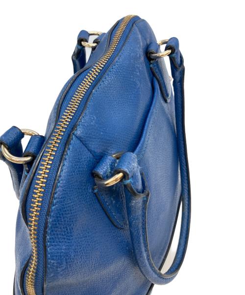 COACH（コーチ）COACH (コーチ) ハンドバッグ ブルーの古着・服飾アイテム