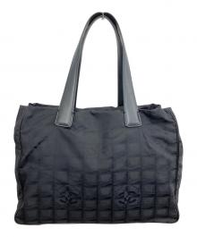 CHANEL（シャネル）の古着「ニュートラベルライン　トートバッグ」｜ブラック