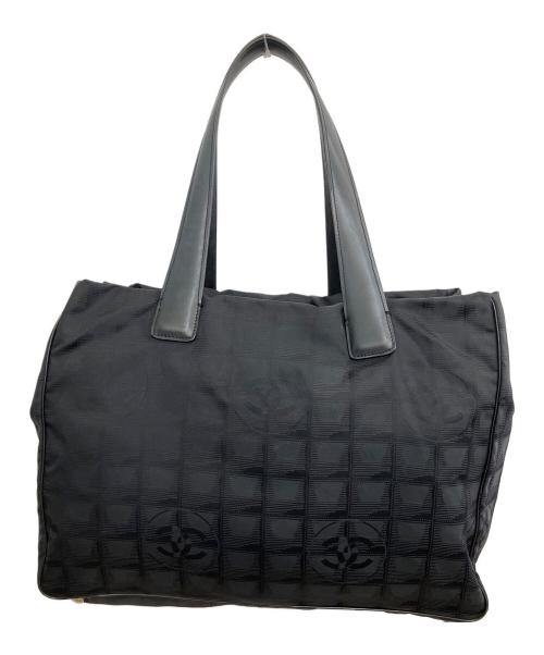CHANEL（シャネル）CHANEL (シャネル) ニュートラベルライン　トートバッグ ブラックの古着・服飾アイテム