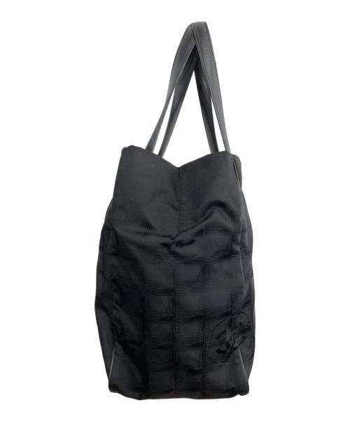 CHANEL（シャネル）CHANEL (シャネル) ニュートラベルライン　トートバッグ ブラックの古着・服飾アイテム