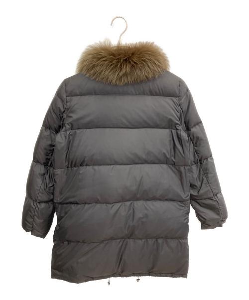 BALLSEY（ボールジィ）BALLSEY (ボールジィ) リバーシブルダウンコート ベージュ×ブラック サイズ:SIZE 38の古着・服飾アイテム