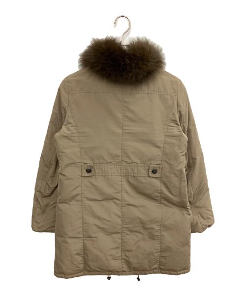 BALLSEY（ボールジィ）BALLSEY (ボールジィ) リバーシブルダウンコート ベージュ×ブラック サイズ:SIZE 38の古着・服飾アイテム