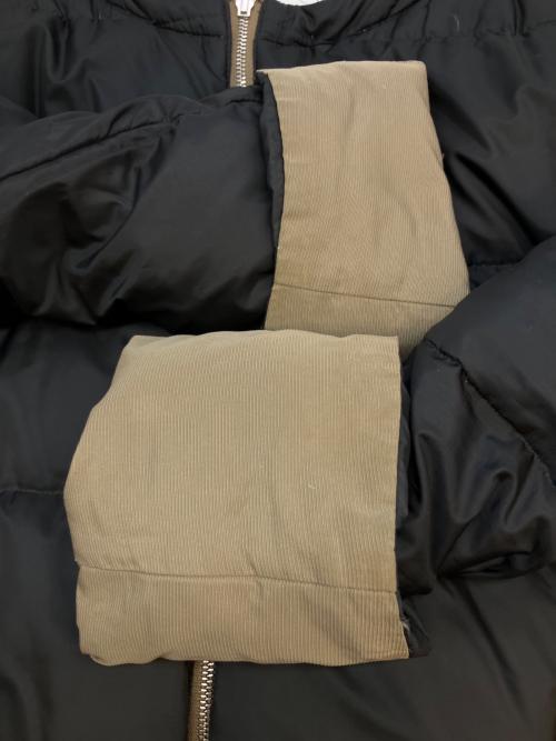 BALLSEY（ボールジィ）BALLSEY (ボールジィ) リバーシブルダウンコート ベージュ×ブラック サイズ:SIZE 38の古着・服飾アイテム