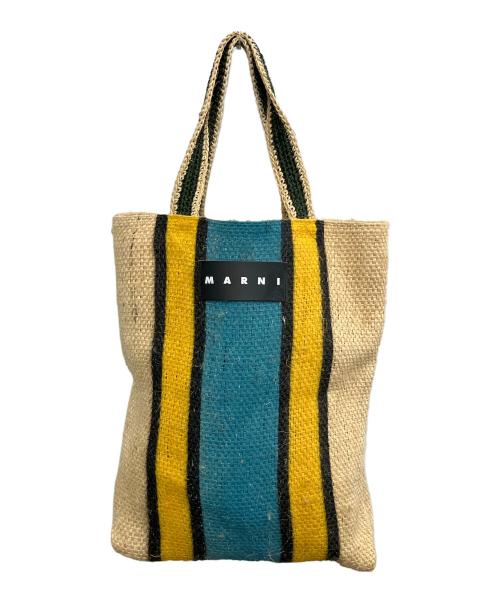 MARNI（マルニ）MARNI (マルニ) カナパ ストロートートバッグ ナチュラルの古着・服飾アイテム