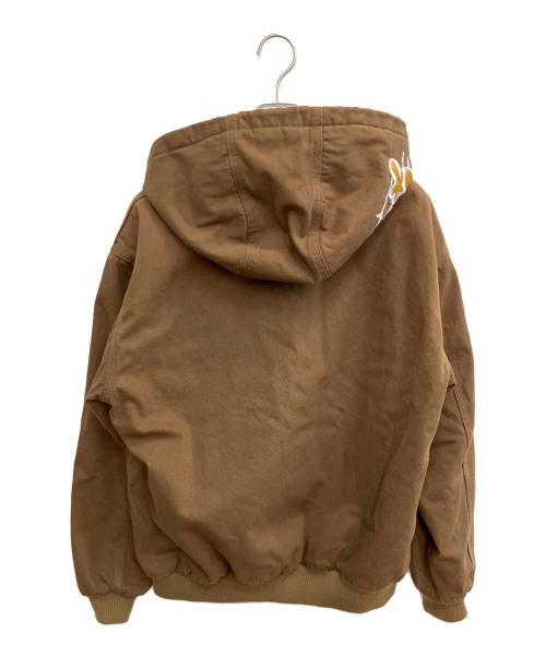X-LARGE（エクストララージ）X-LARGE (エクストララージ) フーデッドジャケット 中綿ジャケット ブラウン サイズ:SIZE Lの古着・服飾アイテム