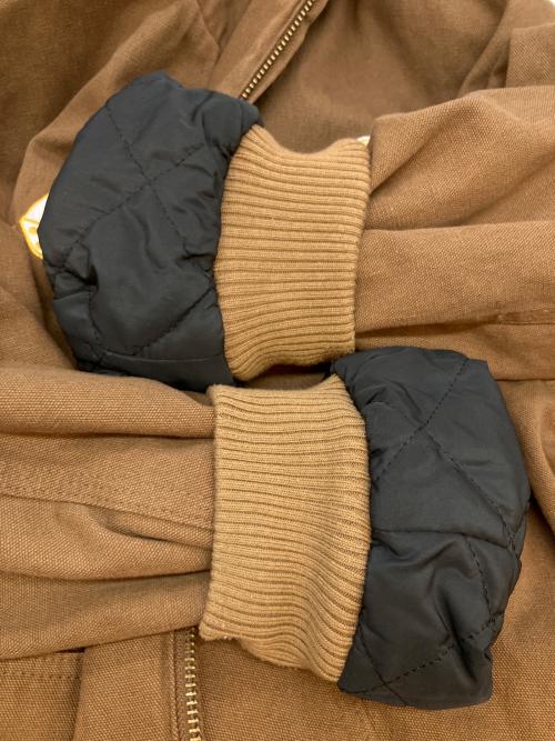 X-LARGE（エクストララージ）X-LARGE (エクストララージ) フーデッドジャケット 中綿ジャケット ブラウン サイズ:SIZE Lの古着・服飾アイテム