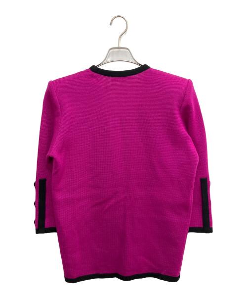 GIVENCHY（ジバンシィ）GIVENCHY (ジバンシィ) 厚手カーディガン パープル サイズ:SIIZE Mの古着・服飾アイテム