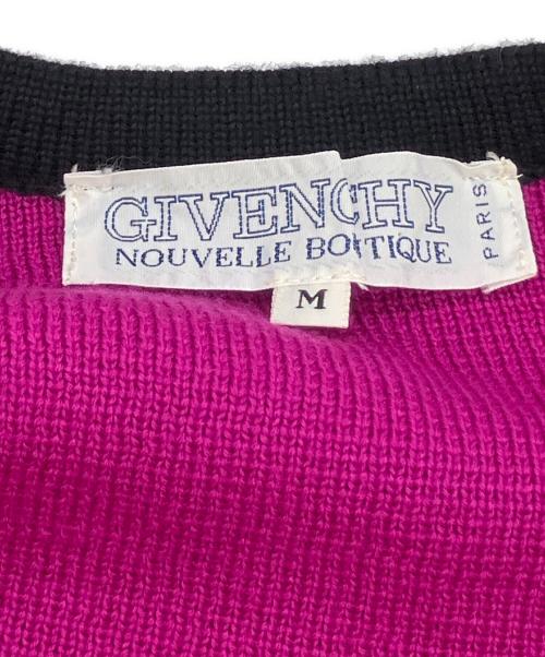 GIVENCHY（ジバンシィ）GIVENCHY (ジバンシィ) 厚手カーディガン パープル サイズ:SIIZE Mの古着・服飾アイテム