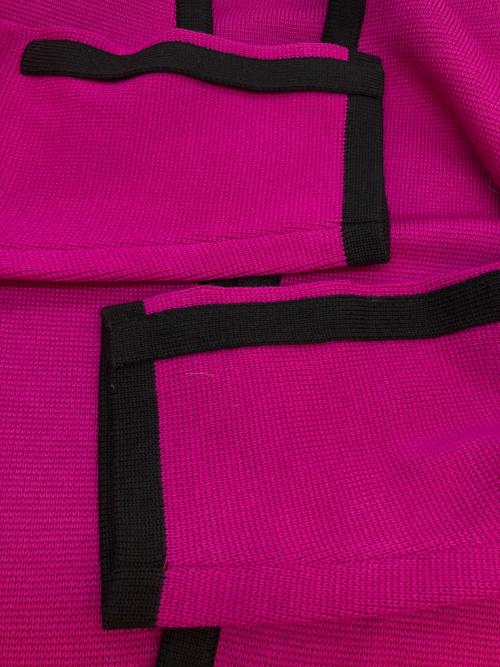 GIVENCHY（ジバンシィ）GIVENCHY (ジバンシィ) 厚手カーディガン パープル サイズ:SIIZE Mの古着・服飾アイテム