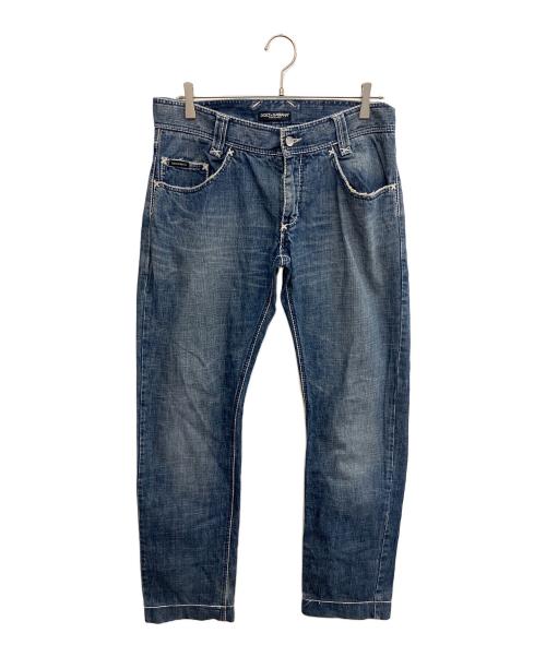 DOLCE & GABBANA（ドルチェ＆ガッバーナ）DOLCE & GABBANA (ドルチェ＆ガッバーナ) デニムパンツ インディゴ サイズ:SIZE 48の古着・服飾アイテム